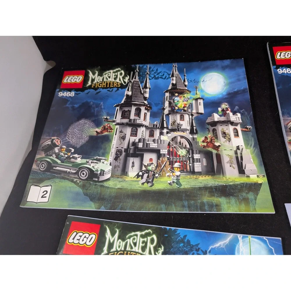 LEGO Monster Fighters Instruction Manuals 9468‎ 9466 9462 Vampyre Castle Mummy